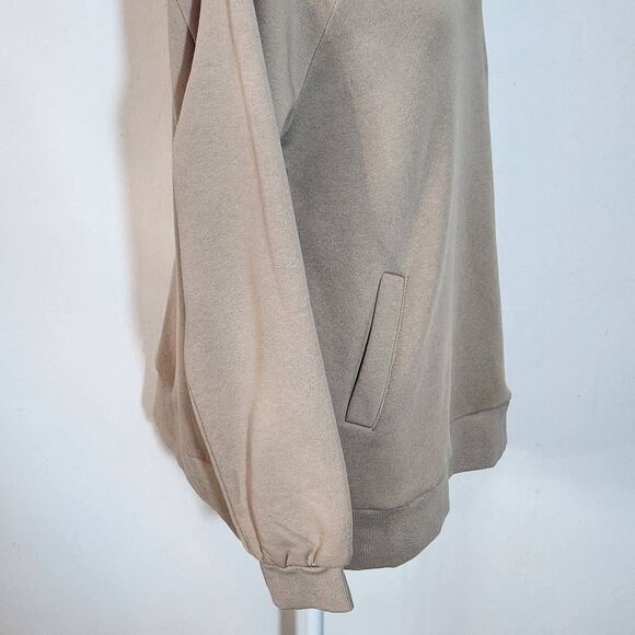 Doe and Rae Tan Oversized Pullover NWT Size Small Tan Oversized Sweatshirt - Picture 5 of 11